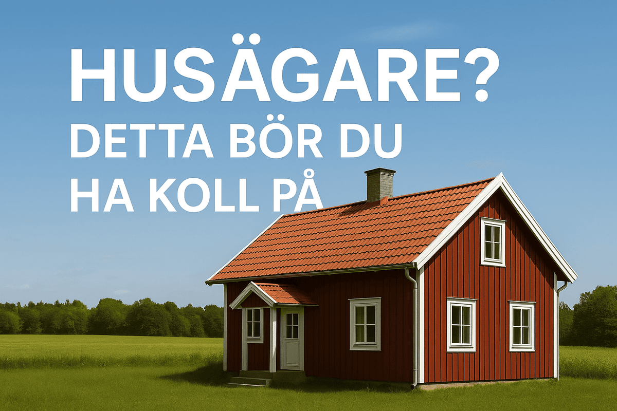 Husägare? Detta bör du ha kolla på - KlimaTime