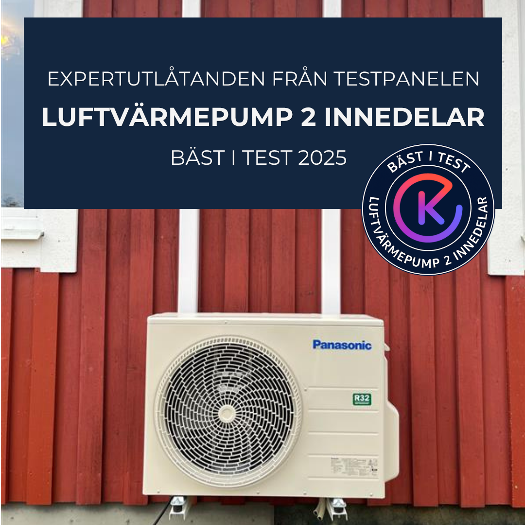 Bäst i test luftvärmepump 2 innedelar