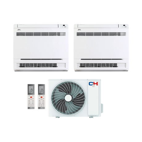 Cooper&Hunter Nordic Multi Kombo 6.5kW luftvärmepump med 2 innedelar Luftvärmepump - KlimaTime