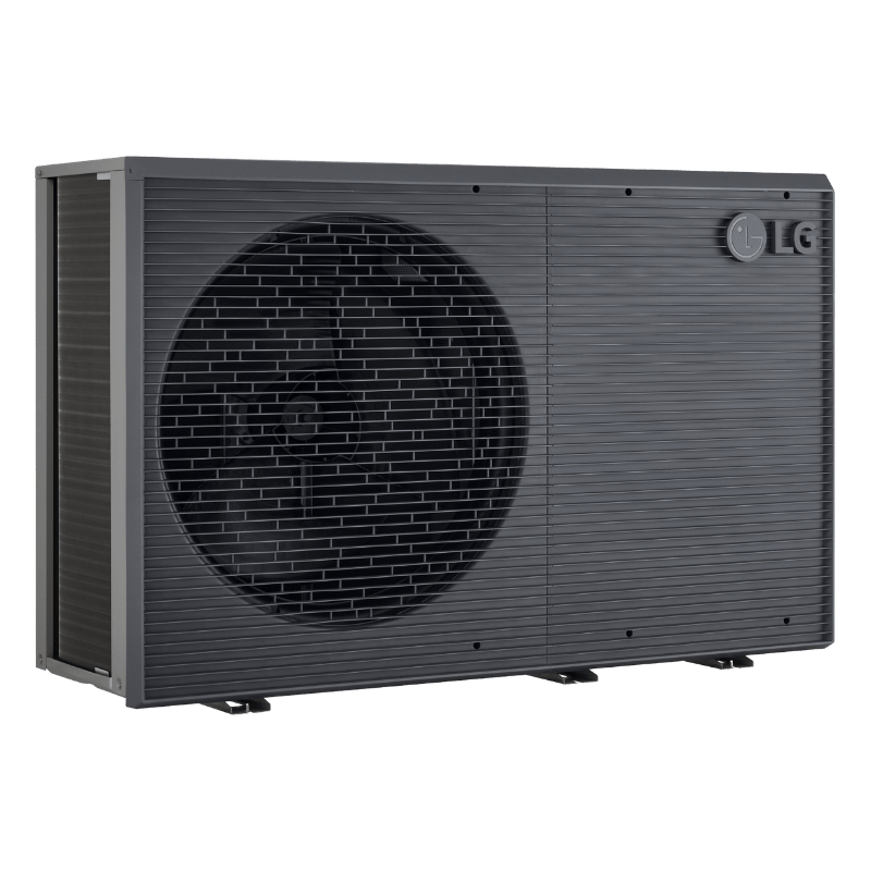 LG 12kW Therma V R290 3 - fas kontrollbox luft - vattenvärmepump Monoblock - KlimaTime