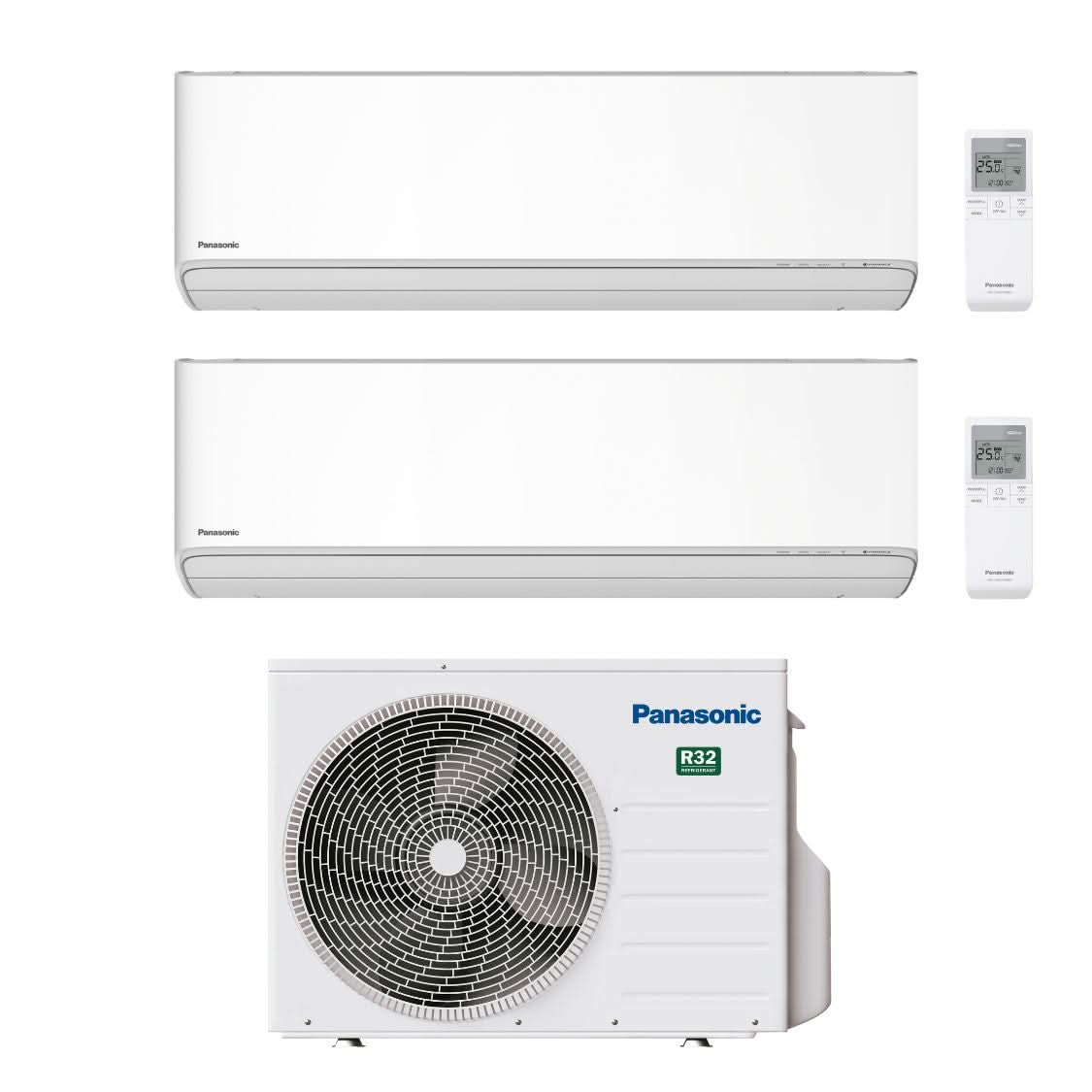 Panasonic Z25Zkew 7 2Kw Luftv rmepump Med 2 Innedelar CU 2Z50TBE 2 X panasonic-z25zkew-7-2kw-luftv-rmepump-med-2-innedelar-cu-2z50tbe-2-x