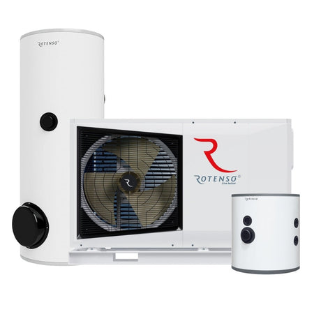 Rotenso 6kW Windmi Paket Monoblock luft - vattenvärmepump Monoblock - KlimaTime