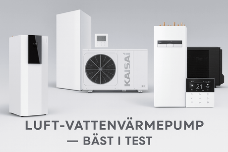 Luft-vattenvärmepump Bäst i Test 2025