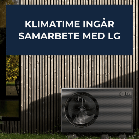 Klimatime ingår samarbete med LG - introducerar premiumsortiment - KlimaTime