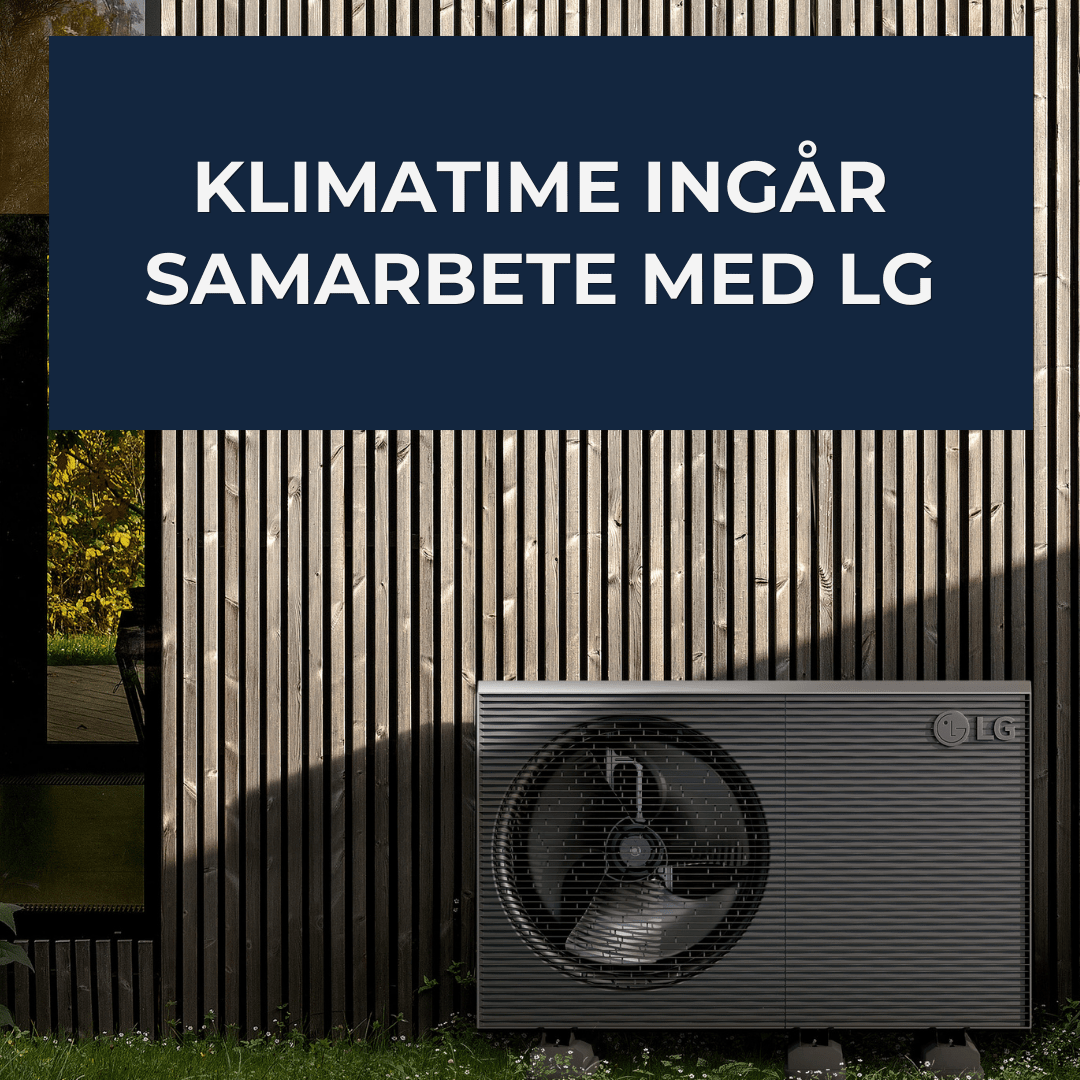 Klimatime ingår samarbete med LG - introducerar premiumsortiment - KlimaTime