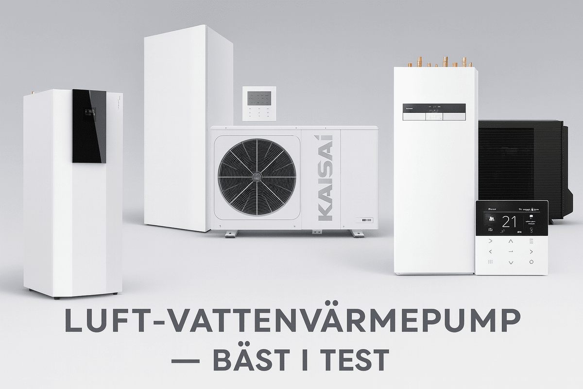 Luft Vatten  Värmepump Bäst i Test 2026 – Experten Jämför - KlimaTime
