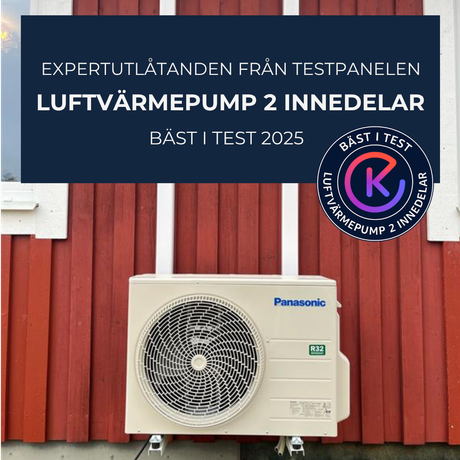 Bäst i test luftvärmepump 2 innedelar