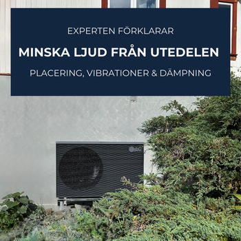 minska ljud från utedelen 