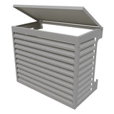Värmepumpsskydd Aluminium Vit 1000 Tillbehör - KlimaTime.se