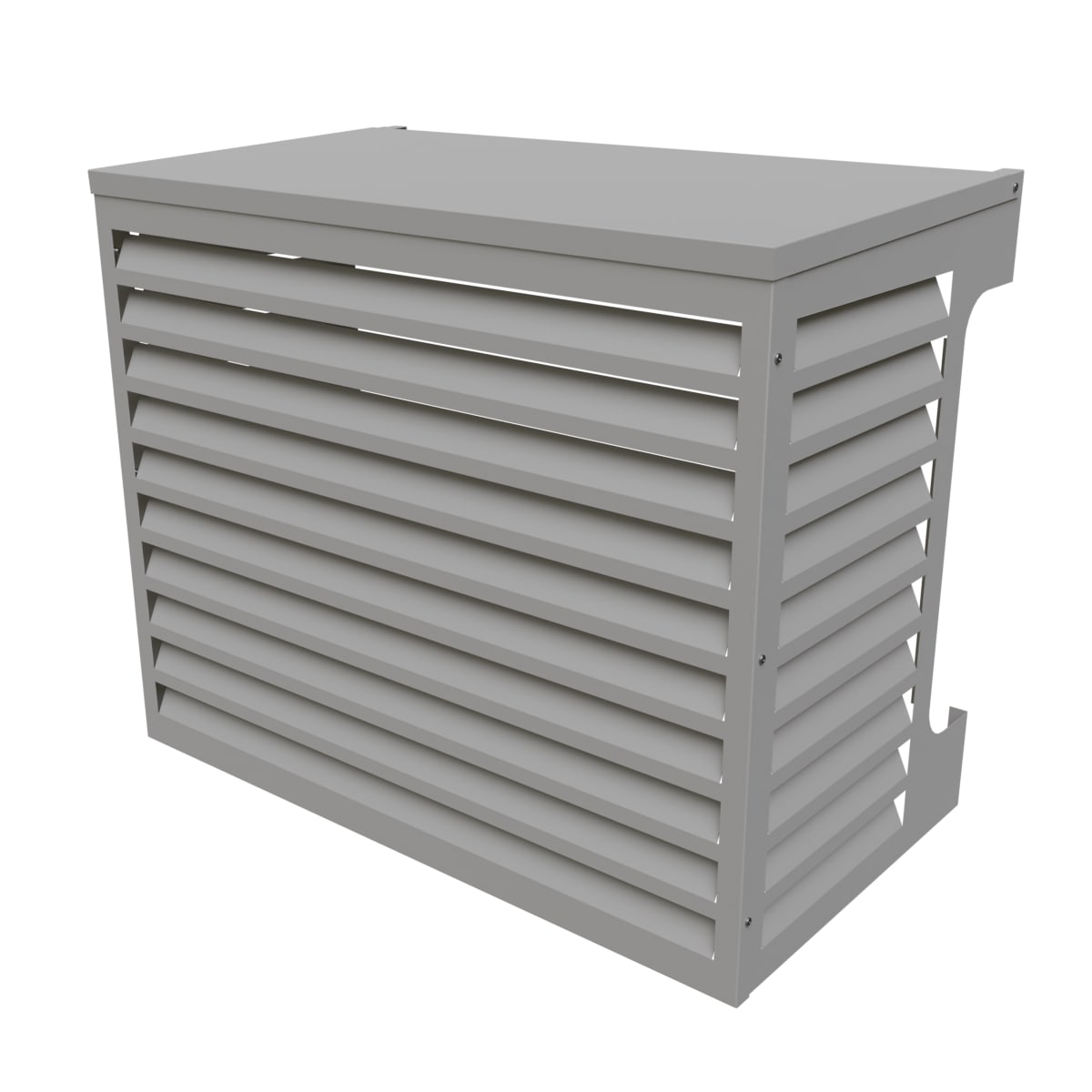 Värmepumpsskydd Aluminium Vit 1000 Tillbehör - KlimaTime.se