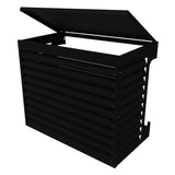 Värmepumpsskydd Aluminium Svart 1000 Tillbehör - KlimaTime.se