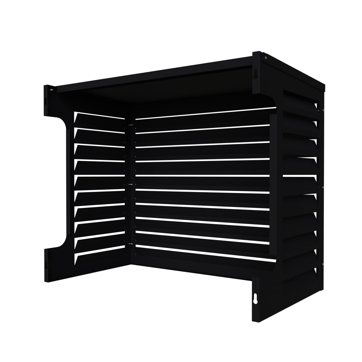 Värmepumpsskydd Aluminium Svart 1000 Tillbehör - KlimaTime.se