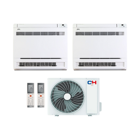 Cooper&Hunter Nordic Multi Kombo 6.5kW luftvärmepump med 2 innedelar