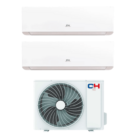 Cooper&Hunter Nordic Premium Multi 6.5kW luftvärmepump med 2 innedelar Luftvärmepump - KlimaTime