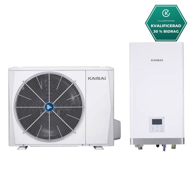 Kaisai 6kW Artic Split luft-vattenvärmepump luft-vattenvärmepump- KlimaTime