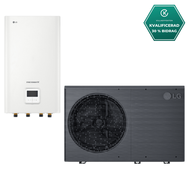 LG 12kW Therma V R290 3-fas hydrobox luft-vattenvärmepump luft-vattenvärmepump- KlimaTime