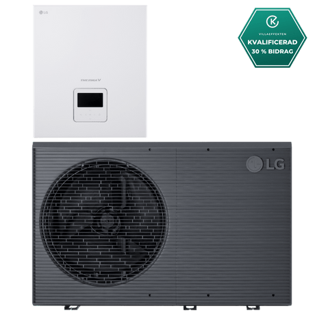 LG 12kW Therma V R290 3-fas kontrollbox luft-vattenvärmepump Monoblock- KlimaTime