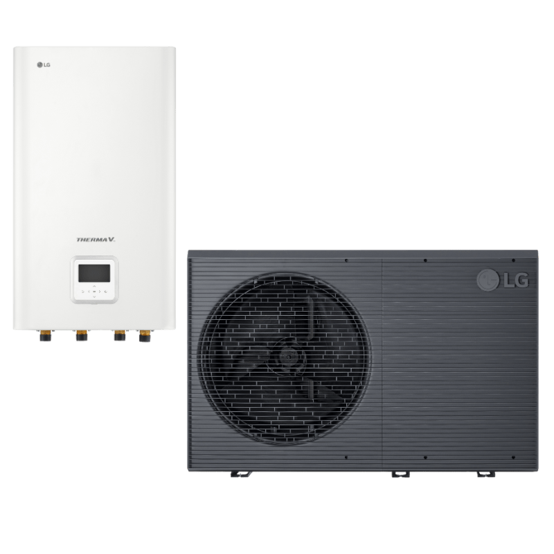 LG 14kW Therma V R290 3 - fas hydrobox luft - vattenvärmepump luft - vattenvärmepump - KlimaTime