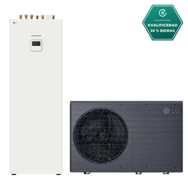 LG 16kW Therma V R290 3-fas kombienhet luft-vattenvärmepump luft-vattenvärmepump- KlimaTime