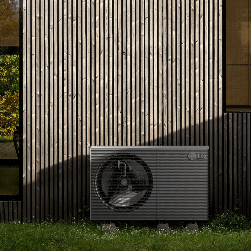 LG 16kW Therma V R290 3 - fas kombienhet luft - vattenvärmepump luft - vattenvärmepump - KlimaTime