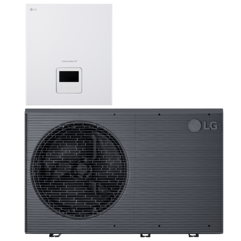 LG 16kW Therma V R290 3 - fas kontrollbox luft - vattenvärmepump Monoblock - KlimaTime