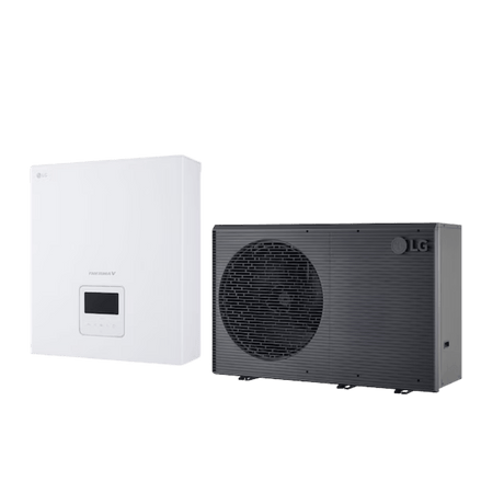 LG 16kW Therma V R290 3 - fas kontrollbox luft - vattenvärmepump Monoblock - KlimaTime