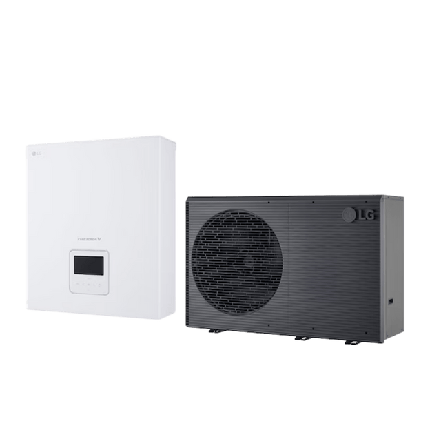 LG 16kW Therma V R290 3 - fas kontrollbox luft - vattenvärmepump Monoblock - KlimaTime