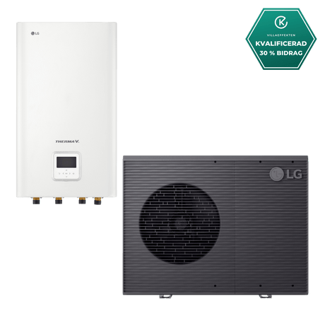 LG 9kW Therma V R290 3-fas hydrobox luft-vattenvärmepump luft-vattenvärmepump- KlimaTime