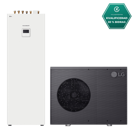 LG 9kW Therma V R290 3-fas kombienhet luft-vattenvärmepump luft-vattenvärmepump- KlimaTime