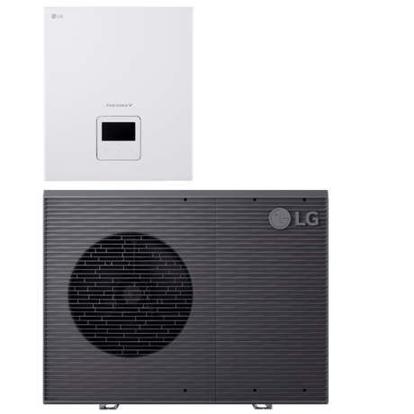 LG 9kW Therma V R290 3 - fas kontrollbox luft - vattenvärmepump Monoblock - KlimaTime