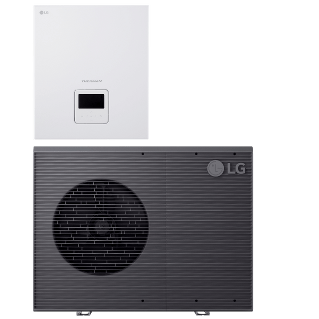 LG 9kW Therma V R290 3 - fas kontrollbox luft - vattenvärmepump Monoblock - KlimaTime