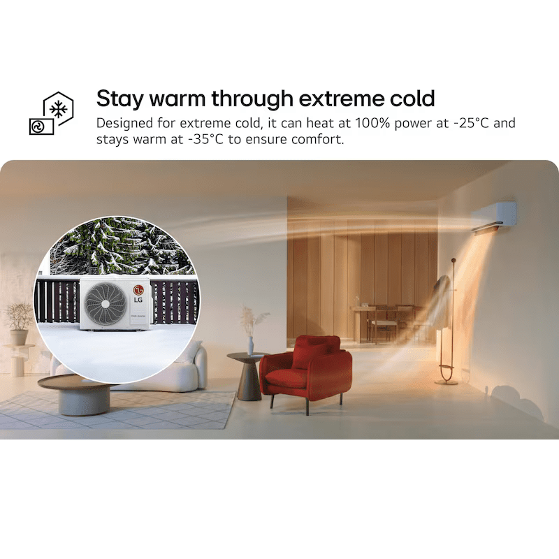 LG Deluxe 35 luftvärmepump Luftvärmepump - KlimaTime