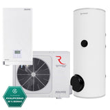 Luft-vattenvärmepump 12kW Mellan-Villa Paket Pannrum luft-vattenvärmepump- KlimaTime