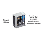Luft-vattenvärmepump 6kW Mini-Villa Paket Pannrum luft-vattenvärmepump- KlimaTime