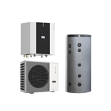 Luft-vattenvärmepump 6kW Mini-Villa Paket Pannrum luft-vattenvärmepump- KlimaTime