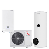 Luft-vattenvärmepump 8/10 kW Lilla-Villa Paket Pannrum luft-vattenvärmepump- KlimaTime