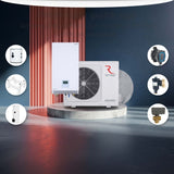 Luft - vattenvärmepump 8/10 kW Lilla - Villa Paket Pannrum luft - vattenvärmepump - KlimaTime