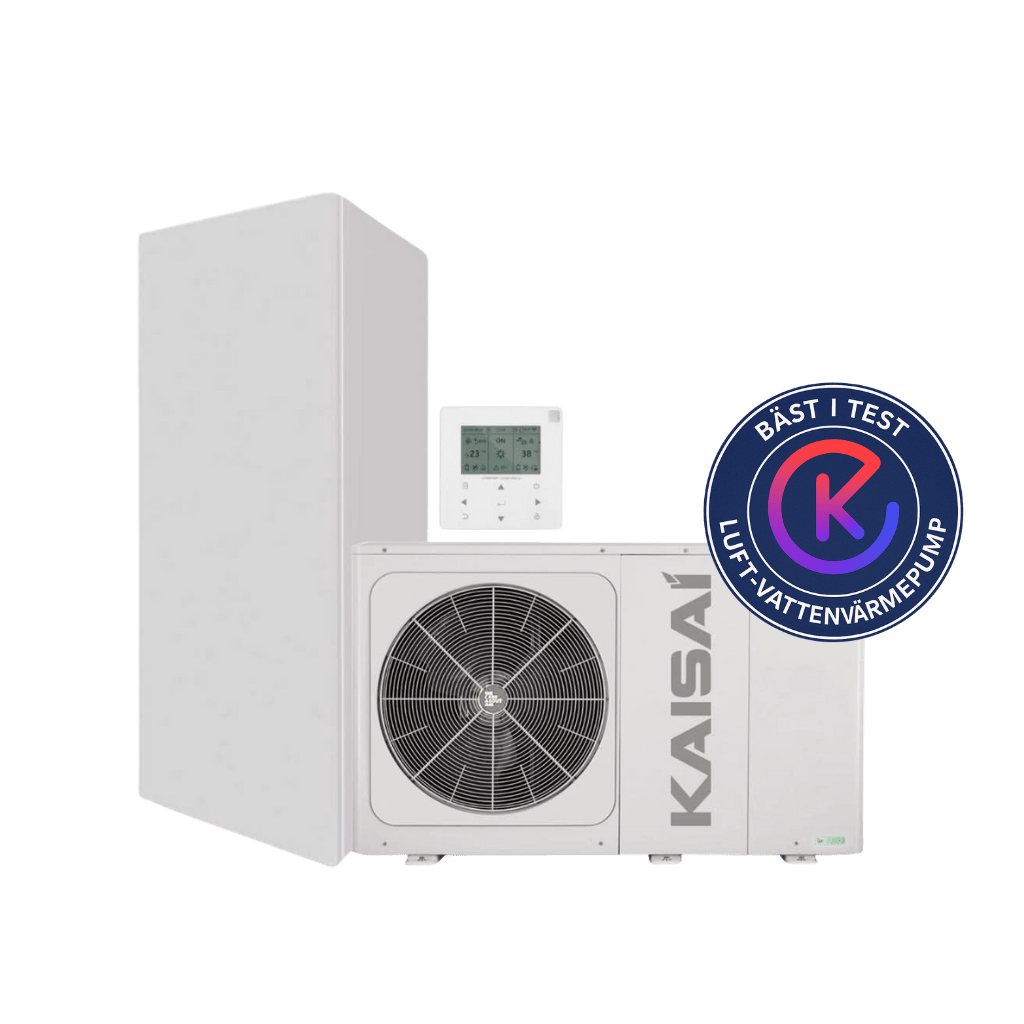 Luft - vattenvärmepump 8kW Lilla - Villa Paket luft - vattenvärmepump - KlimaTime
