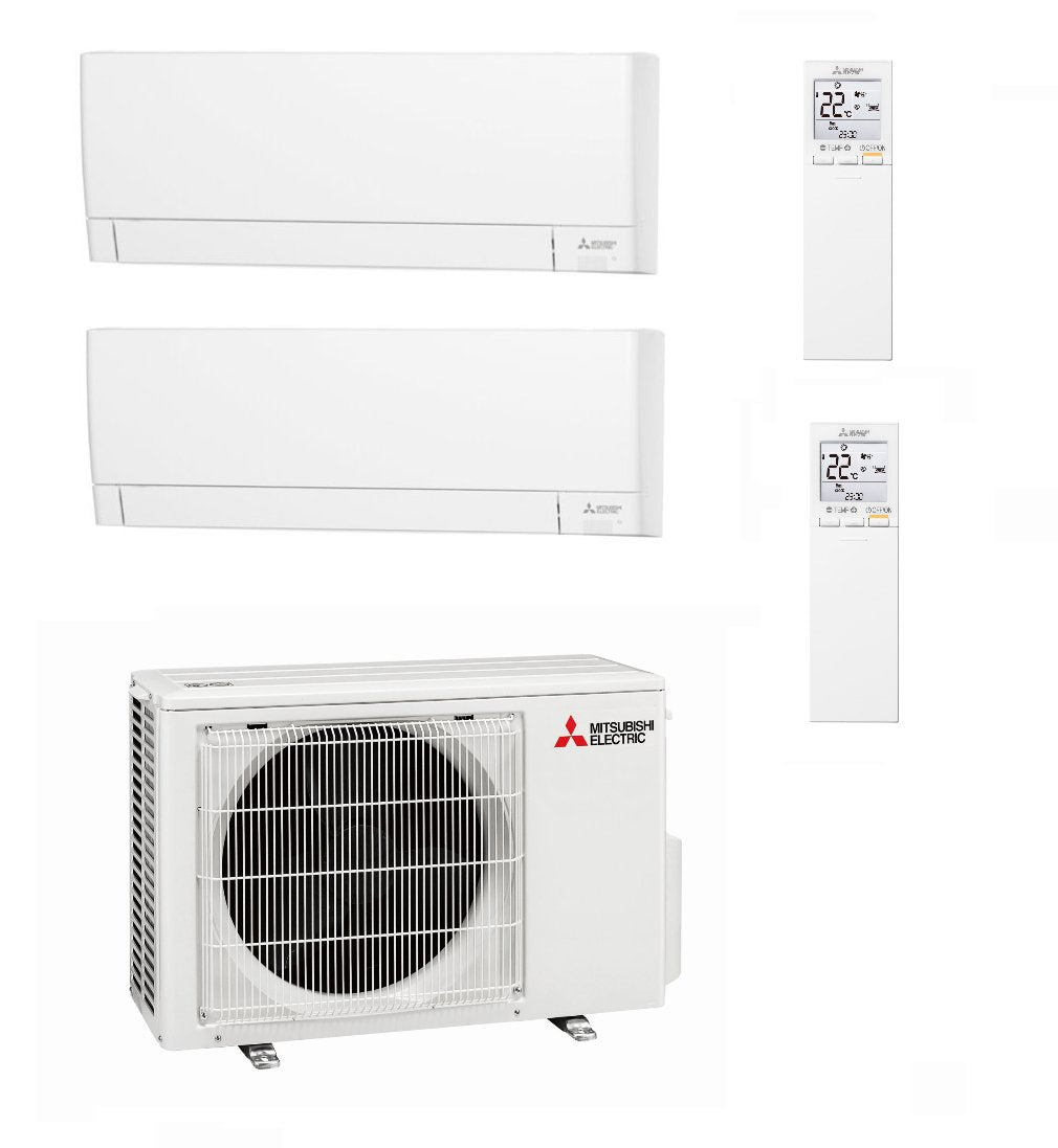 Mitsubishi Electric AY25 4.1kW Luftvärmepump med 2 innedelar Luftvärmepump - KlimaTime.se