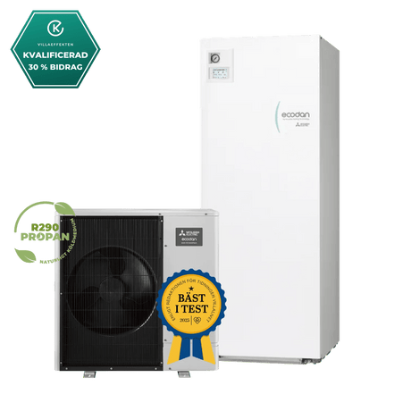 Mitsubishi Electric Ecodan WZ100 Package 200L R290 luft-vattenvärmepump- KlimaTime