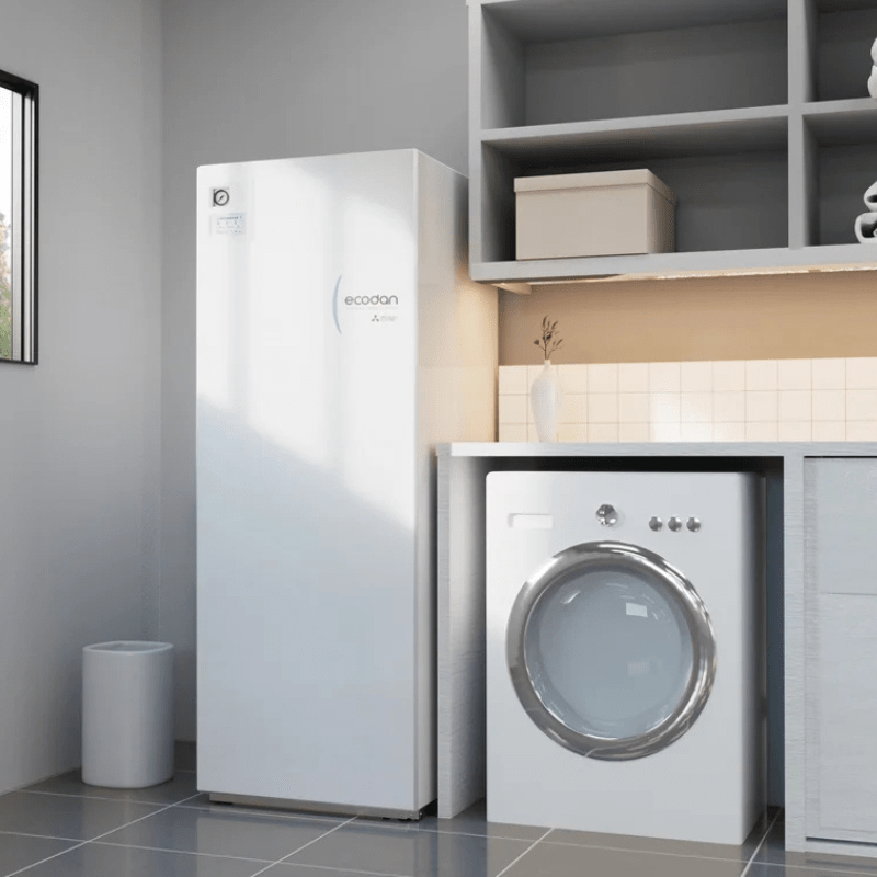 Mitsubishi Electric Ecodan WZ100 Package 200L R290 luft - vattenvärmepump - KlimaTime