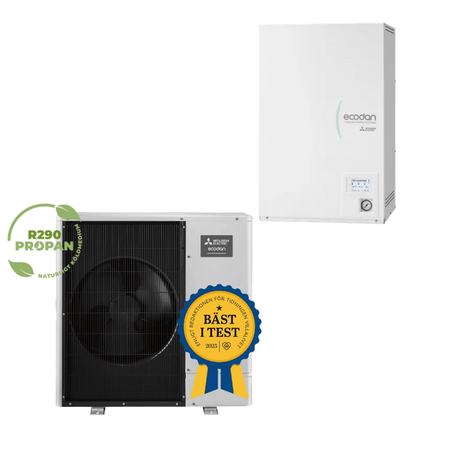 Mitsubishi Electric Ecodan WZ100 R290 Hydrobox luft - vattenvärmepump - KlimaTime