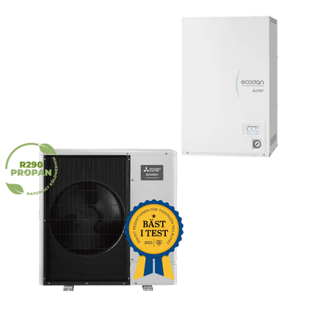 Mitsubishi Electric Ecodan WZ120 R290 Hydrobox luft - vattenvärmepump - KlimaTime