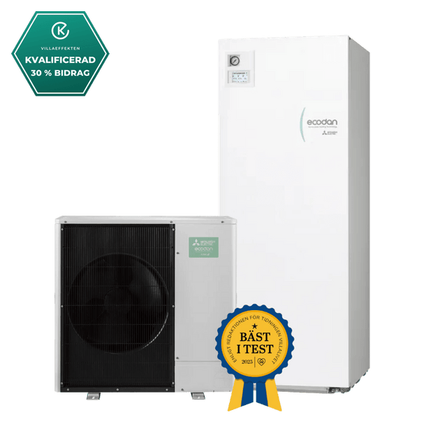 Mitsubishi Electric Ecodan WZ60 Package 170L R290 luft-vattenvärmepump- KlimaTime