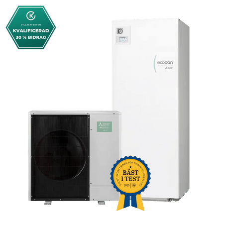 Mitsubishi Electric Ecodan WZ60 Package 200L R290 luft-vattenvärmepump- KlimaTime