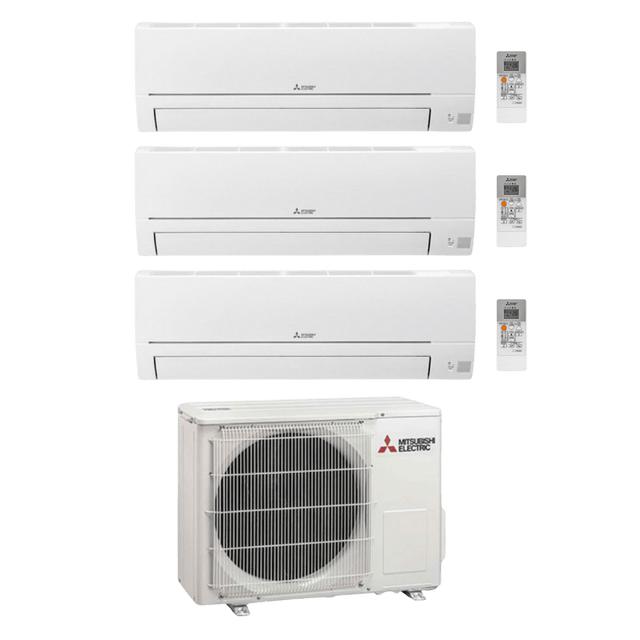 Mitsubishi Electric HR 25 + 25 + 35 WiFi AC med 3 innedelar Fast installerad AC - KlimaTime