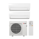 Mitsubishi Electric MXZ Ninja 25 Hyper Heating 7.0kW luftvärmepump med 2 innedelar Luftvärmepump- KlimaTime
