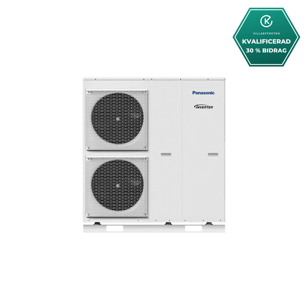 Panasonic 16kW Aquarea T-CAP J Monoblock 3-fas luft-vattenvärmepump Monoblock- KlimaTime