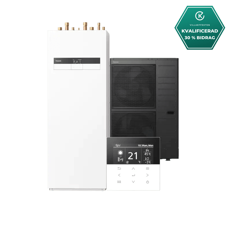 Panasonic 16kW Aquarea T-CAP K 3-fas All-in-one Luft-vattenvärmepump luft-vattenvärmepump- KlimaTime