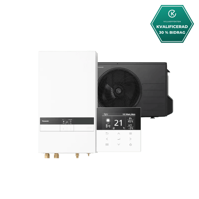 Panasonic 3kW Aquarea High Performance K Split Bi-block luft-vattenvärmepump luft-vattenvärmepump- KlimaTime